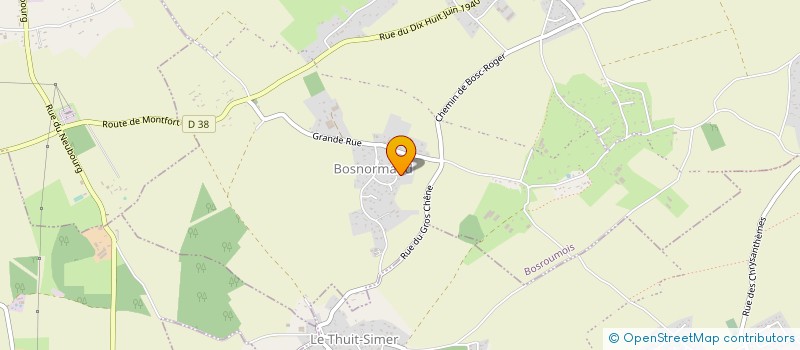 localisation de l'entreprise KLODANSE à BOSROUMOIS