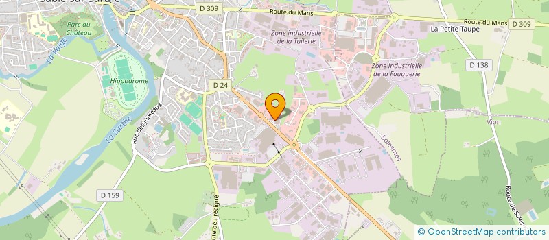 localisation de l'entreprise KLOIS à SABLE-SUR-SARTHE