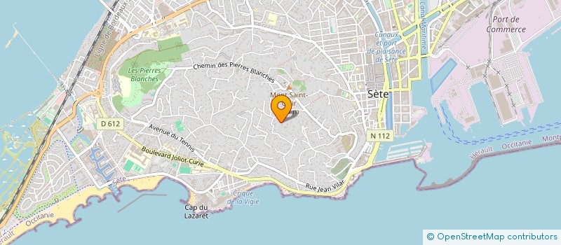 localisation de l'entreprise KLOIS IMMO à SETE