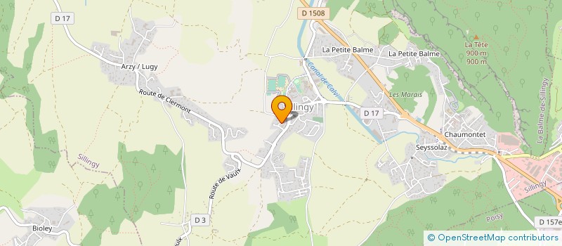 localisation de l'entreprise KLOO à SILLINGY