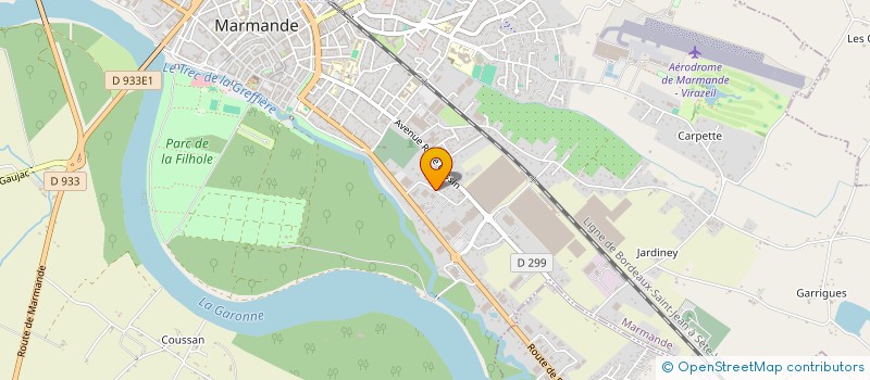 localisation de l'entreprise KLOPINVEST  MARMANDE