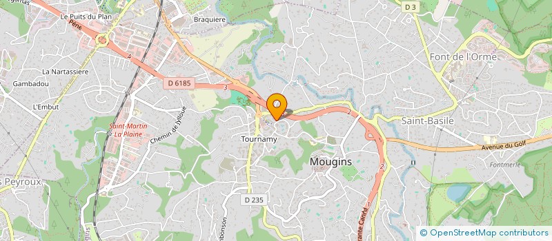 localisation de l'entreprise KLORENS  MOUGINS