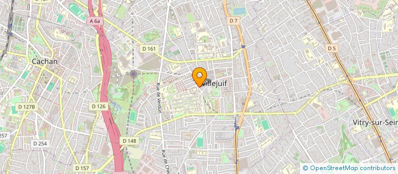 localisation de l'entreprise KLOROFILO  VILLEJUIF