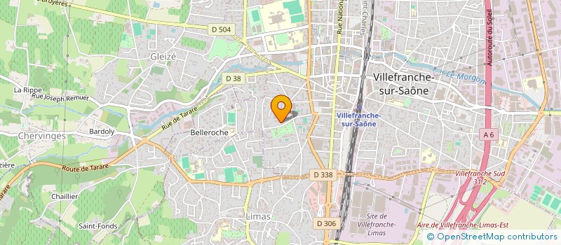 localisation de l'entreprise KLOZECORE  VILLEFRANCHE-SUR-SAONE