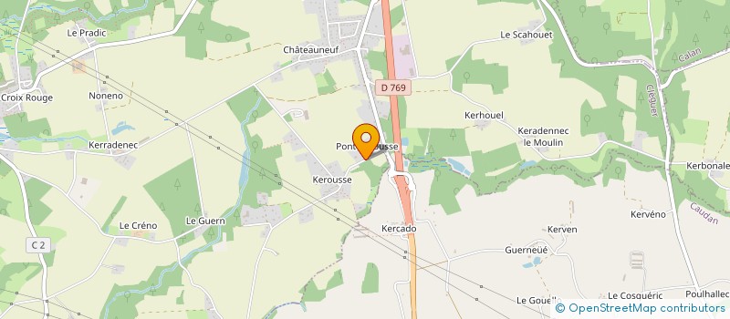 localisation de l'entreprise KLP  CLEGUER