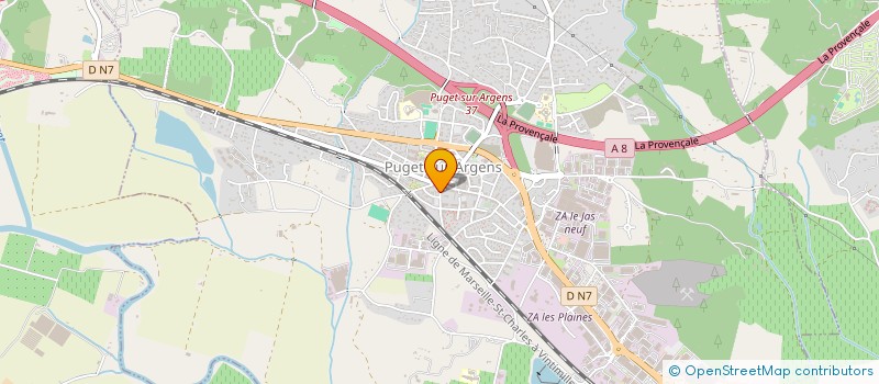 localisation de l'entreprise KLP à PUGET-SUR-ARGENS