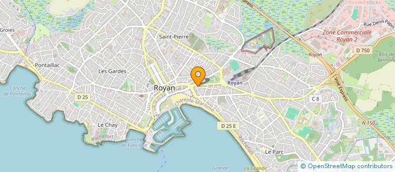 localisation de l'entreprise KLP AGENCEMENT à ROYAN