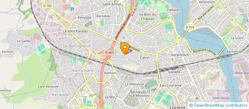 localisation de l'entreprise KLP FRANCE OUEST à LORIENT