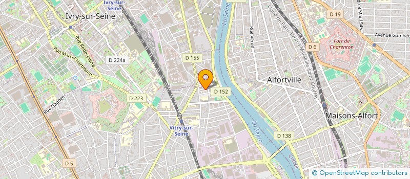 localisation de l'entreprise KLP IMMO  VITRY-SUR-SEINE