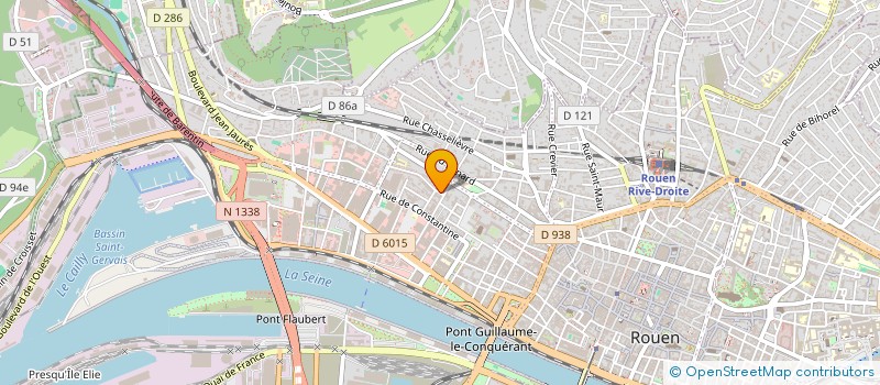 localisation de l'entreprise KLPOSE à ROUEN