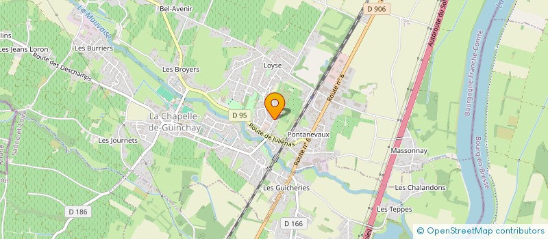 localisation de l'entreprise KLPV  LA CHAPELLE-DE-GUINCHAY