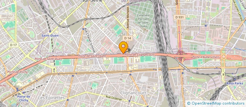 localisation de l'entreprise KLR à SAINT-OUEN-SUR-SEINE