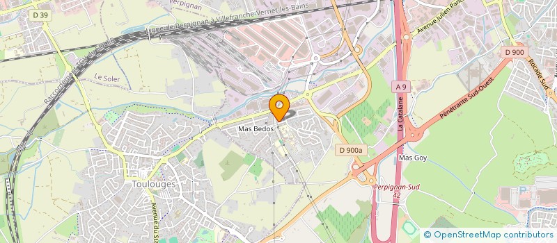 localisation de l'entreprise KLR DIFFUSION à PERPIGNAN