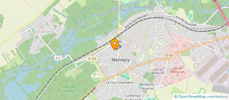localisation de l'entreprise KLR HORIZON à MENNECY