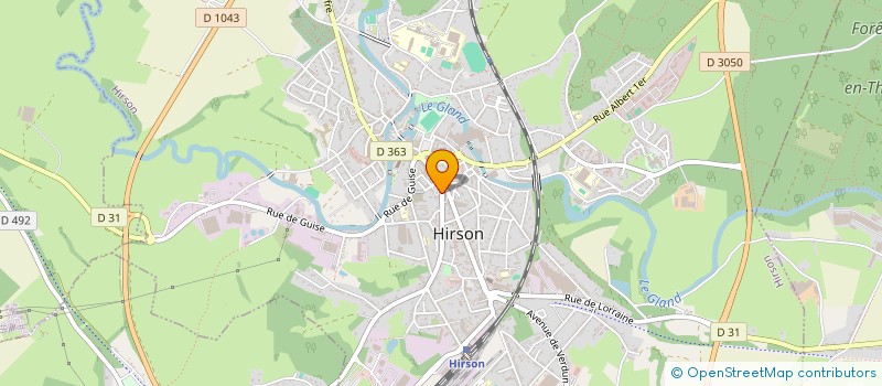 localisation de l'entreprise KLR IMMO  HIRSON