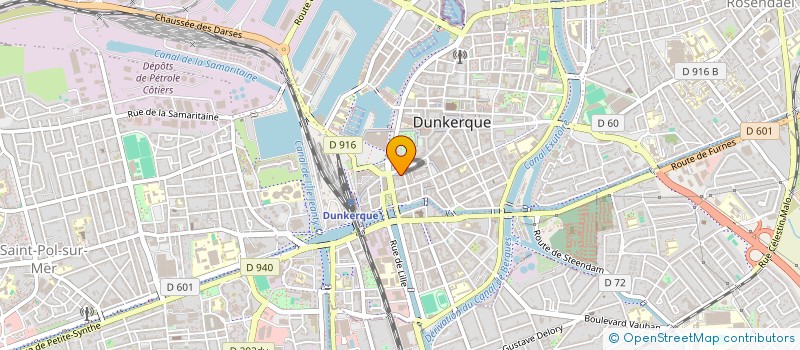 localisation de l'entreprise KLR IMMOBILIER à DUNKERQUE