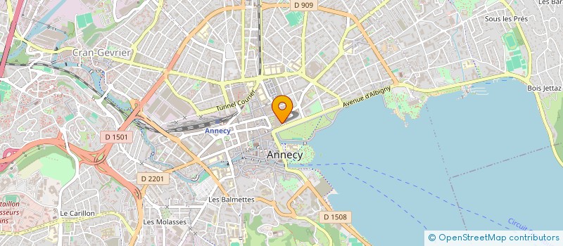 localisation de l'entreprise KLR PRODUCTION ET COMMUNICATION à ANNECY