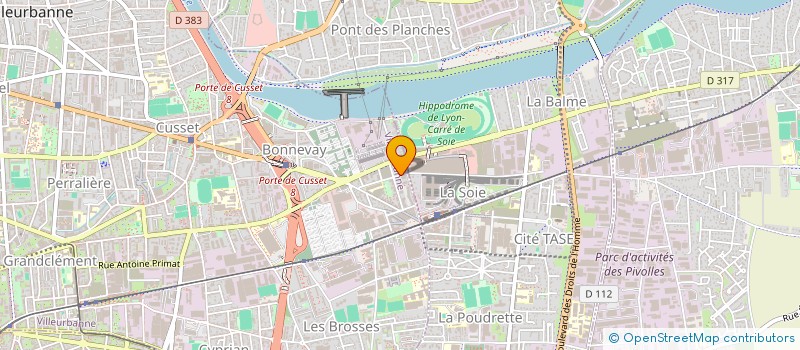 localisation de l'entreprise KLS  VILLEURBANNE