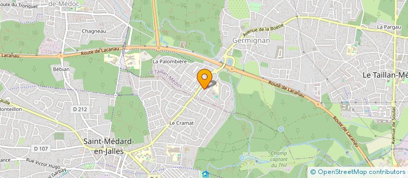 localisation de l'entreprise KLS  LE TAILLAN-MEDOC