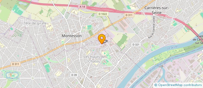 localisation de l'entreprise KLS  CHATOU