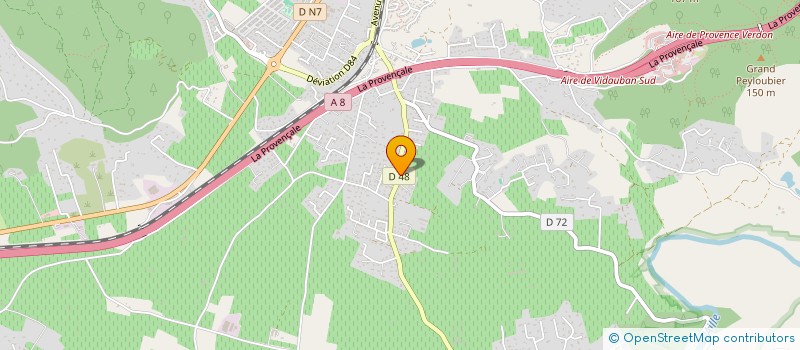 localisation de l'entreprise KLS ELECTRICITE  VIDAUBAN