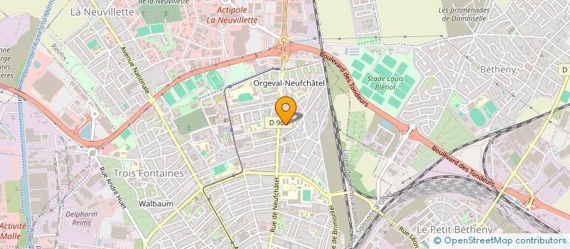 localisation de l'entreprise KLS IMMOBILIER  REIMS