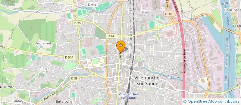 localisation de l'entreprise KLS-LUNETTES VILLEFRANCHE  VILLEFRANCHE-SUR-SAONE