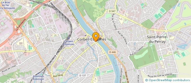 localisation de l'entreprise KLS TRANSPORT à CORBEIL-ESSONNES