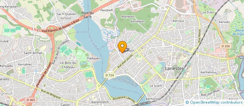 localisation de l'entreprise KLSA CONSTRUCTION  CLEGUER