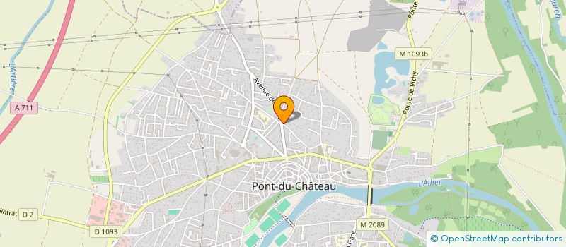 localisation de l'entreprise KLSN  PONT-DU-CHATEAU