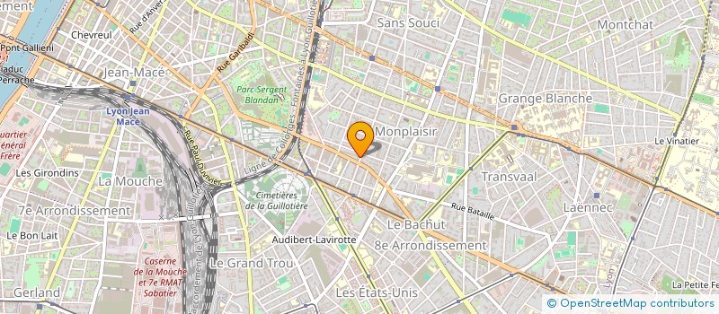 localisation de l'entreprise KLT COM à LYON