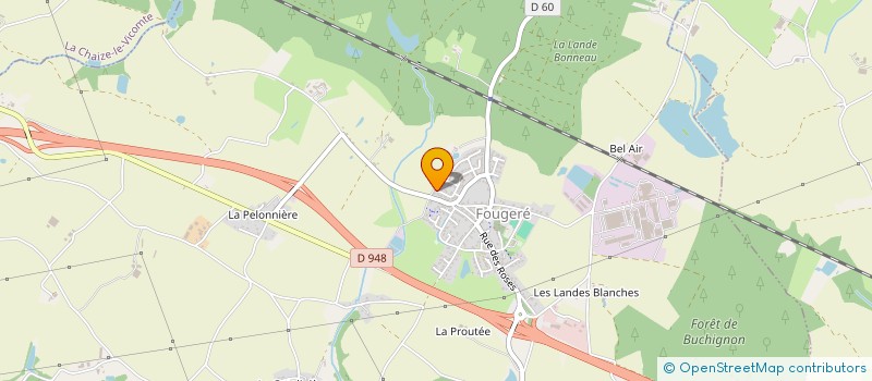 localisation de l'entreprise KLT2 HOLDING  FOUGERE