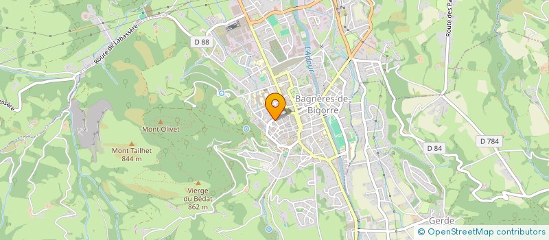 localisation de l'entreprise KLTL  BAGNERES-DE-BIGORRE