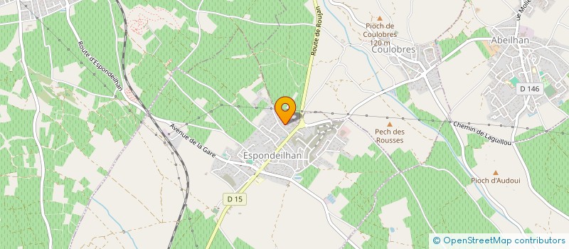 localisation de l'entreprise KLTP3F  ESPONDEILHAN