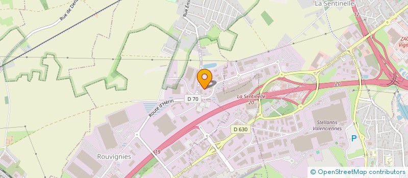 localisation de l'entreprise KLUB FOOTBALL  PROUVY