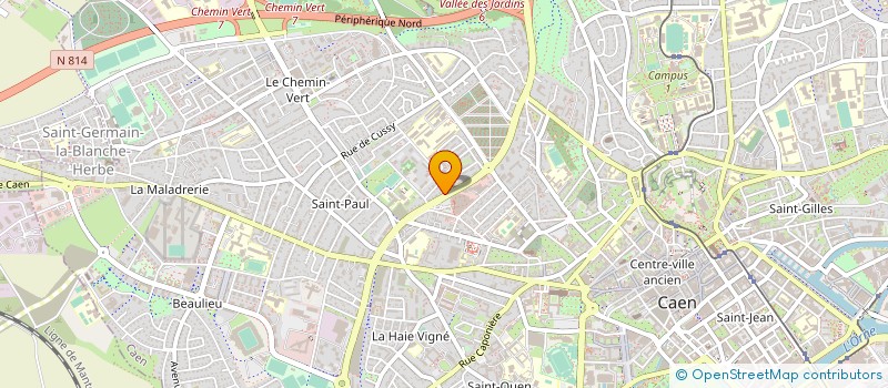localisation de l'entreprise KLUBGRAPHIK à CAEN