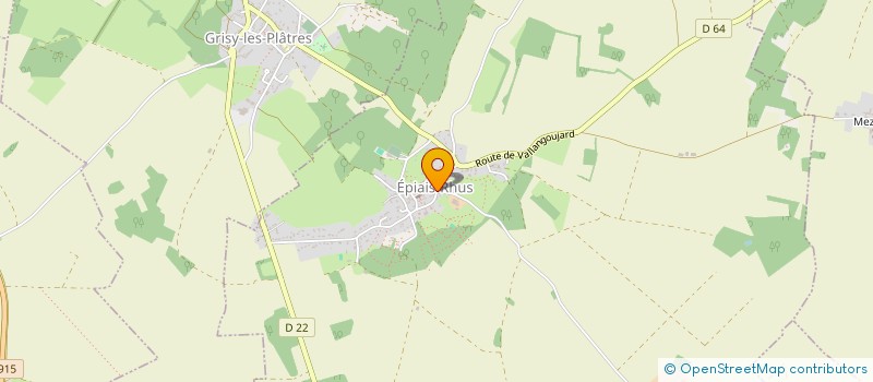 localisation de l'entreprise KLUBS  EPIAIS-RHUS