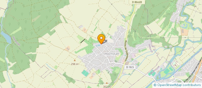 localisation de l'entreprise KLUBS SUNDGAU  HOCHSTATT