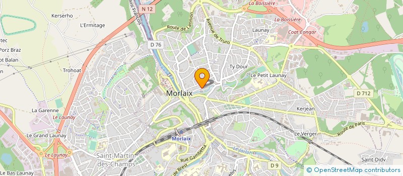 localisation de l'entreprise KLUD NOZ à MORLAIX