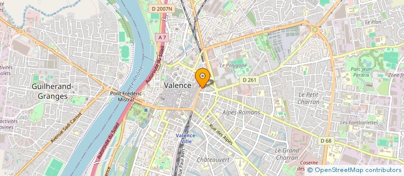 localisation de l'entreprise KLUFTS HABITAT à VALENCE