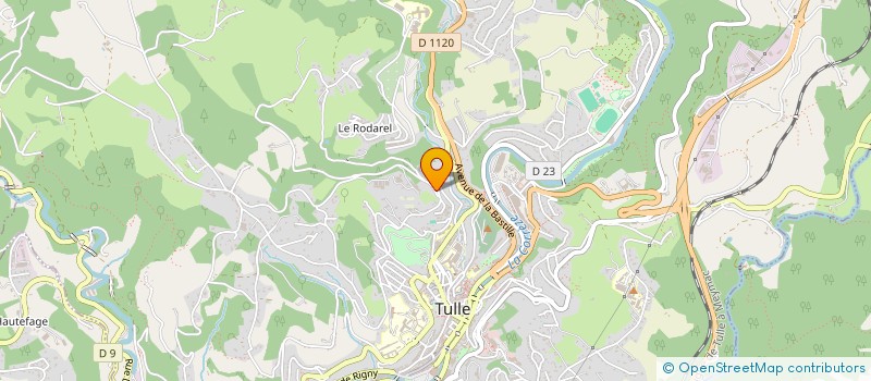 localisation de l'entreprise KLV  TULLE