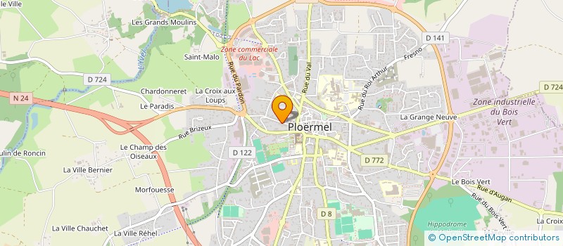 localisation de l'entreprise KLV  PLOERMEL