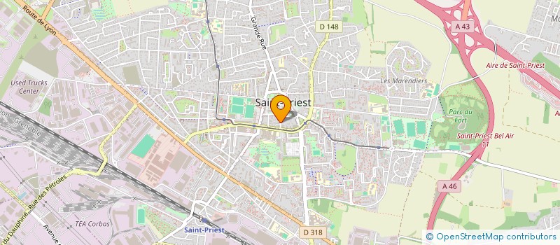 localisation de l'entreprise KLV  SAINT-PRIEST