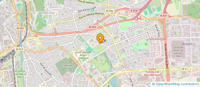 localisation de l'entreprise KLW1  METZ