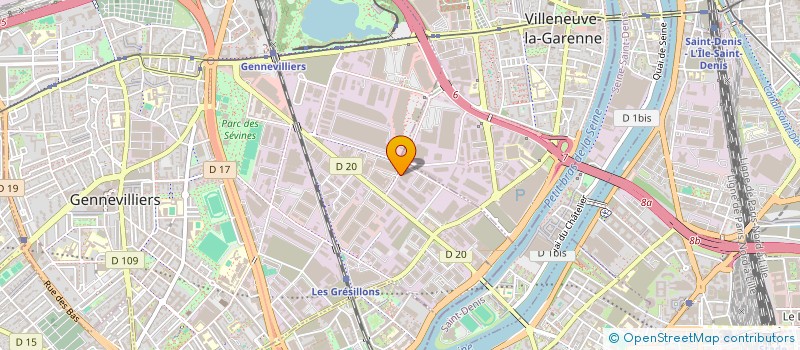localisation de l'entreprise KLY GROUPE à GENNEVILLIERS