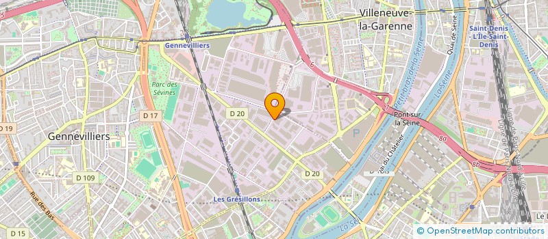localisation de l'entreprise KLY ITE à GENNEVILLIERS