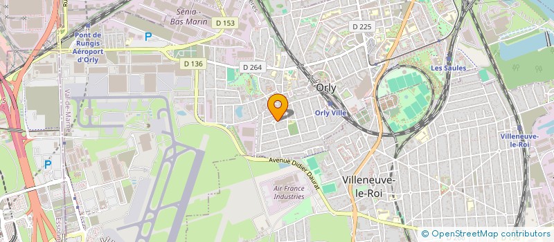localisation de l'entreprise KLYMAS à ORLY