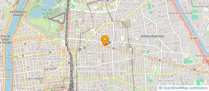 localisation de l'entreprise KLYN GROUP  VILLEURBANNE