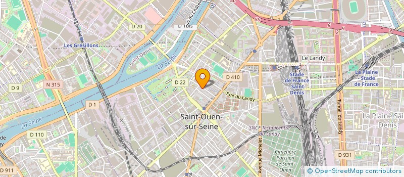 localisation de l'entreprise KLYN TOP à SAINT-OUEN-SUR-SEINE