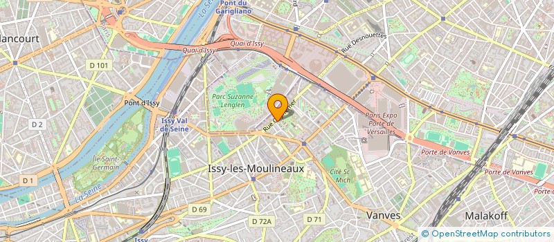localisation de l'entreprise KLYPSO  ISSY-LES-MOULINEAUX